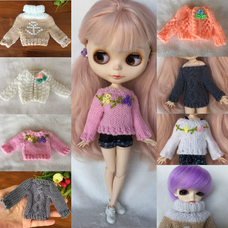 Xinyi кукла Bjd Licca Azone кукла Paton BLYTHE handmade вязаные свитера Multi-размер