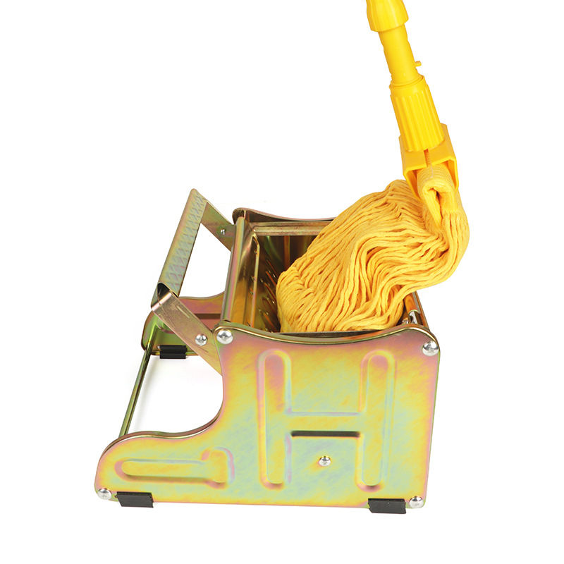 Escurridor de mopa metálico coreano, cubo de deshidratación para mopa, extractor de agua para hoteles, fábricas y escuelas