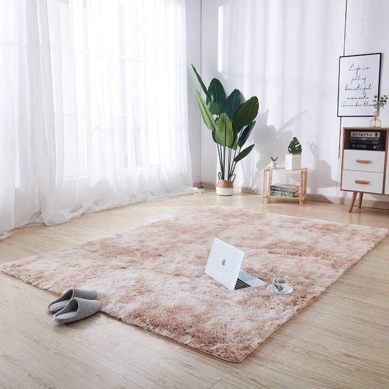 Alfombra de lana de seda de Amazon, estilo ins, sala de estar, alfombra de teñido anudado, dormitorio, manta de cabecera resistente a la suciedad y fácil de cuidar, suministro directo de fábrica