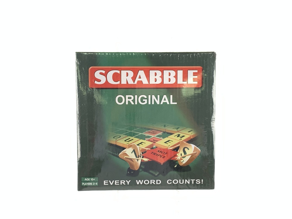 2-4 English Spelling Solitaire Square Alphabet Chess Children's Early Education English Alphabet Scrabble Puzzle Board Game