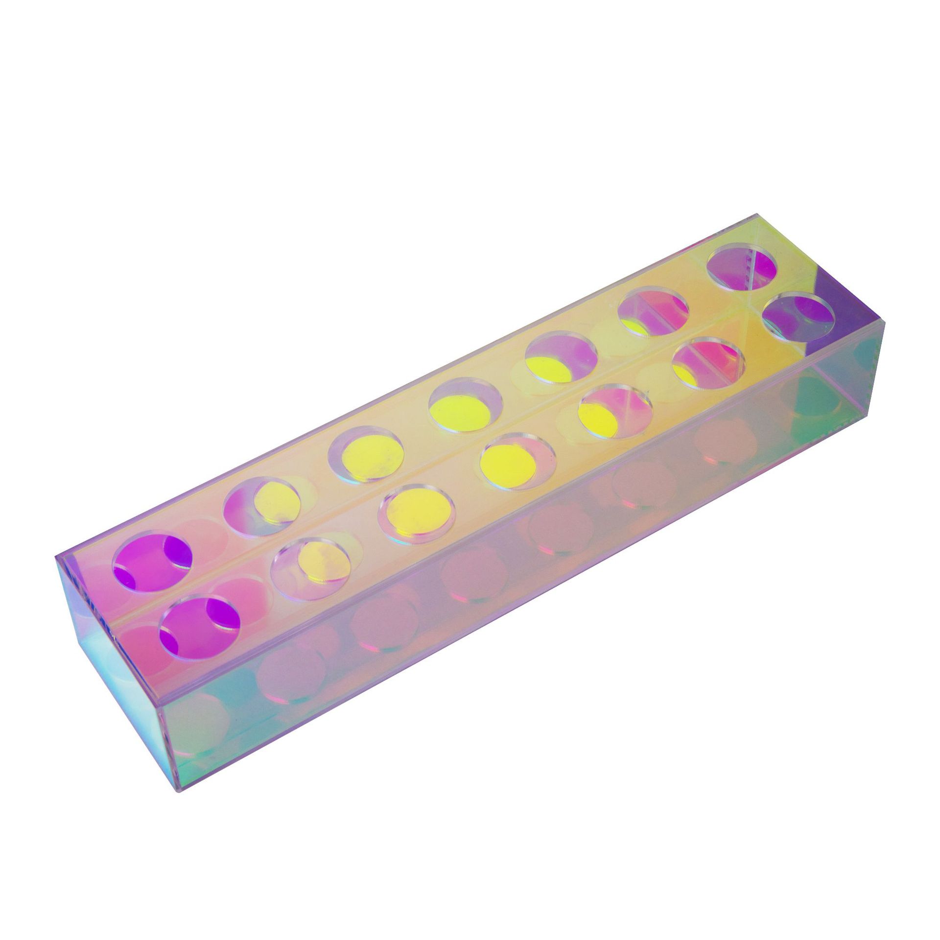 Flor rectangular de acrílico centro de mesa decoración único florero decoración del hogar o decoración de flores de la boda image 10