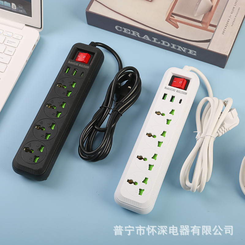 Conector USB de exportación estándar británico estándar europeo estándar americano enchufe de oficina doméstica con interruptor puerta de seguridad para niños