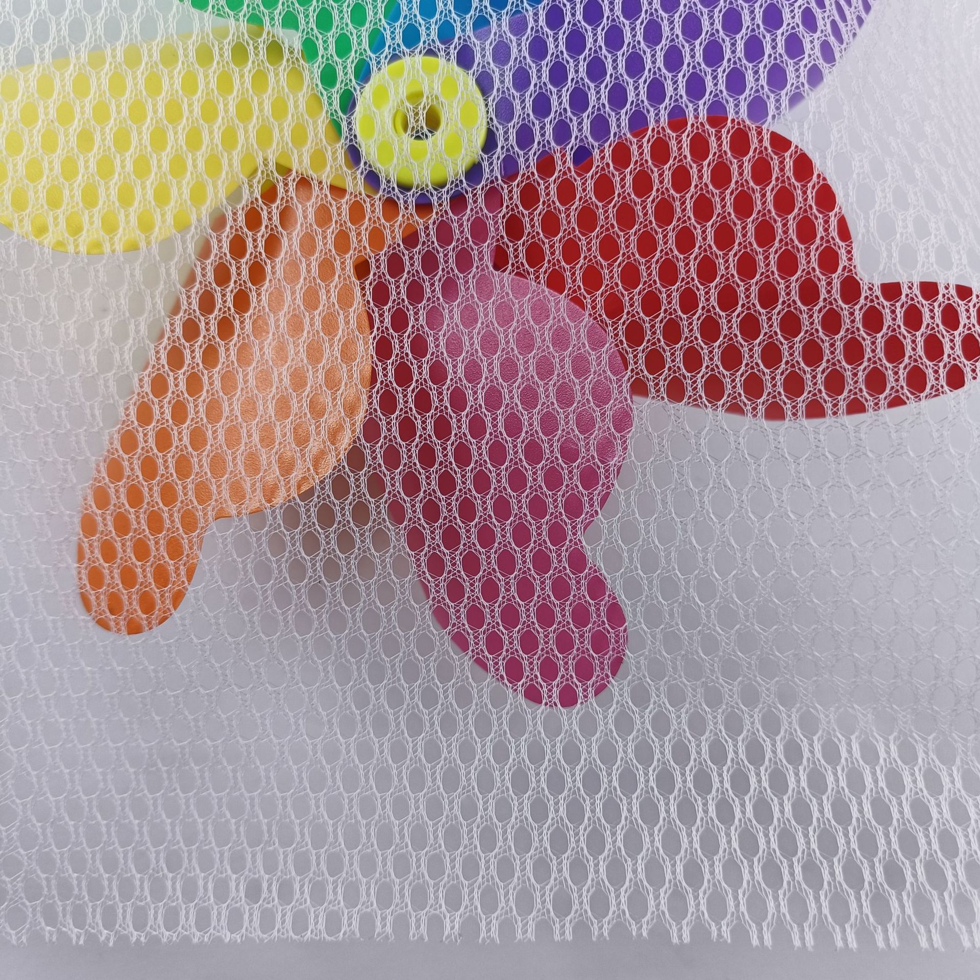 现货网布C003三空一网布小圆孔小网眼服装里布晒网洗衣袋网眼布