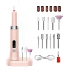 Fuchsia nail milling machine for manicure