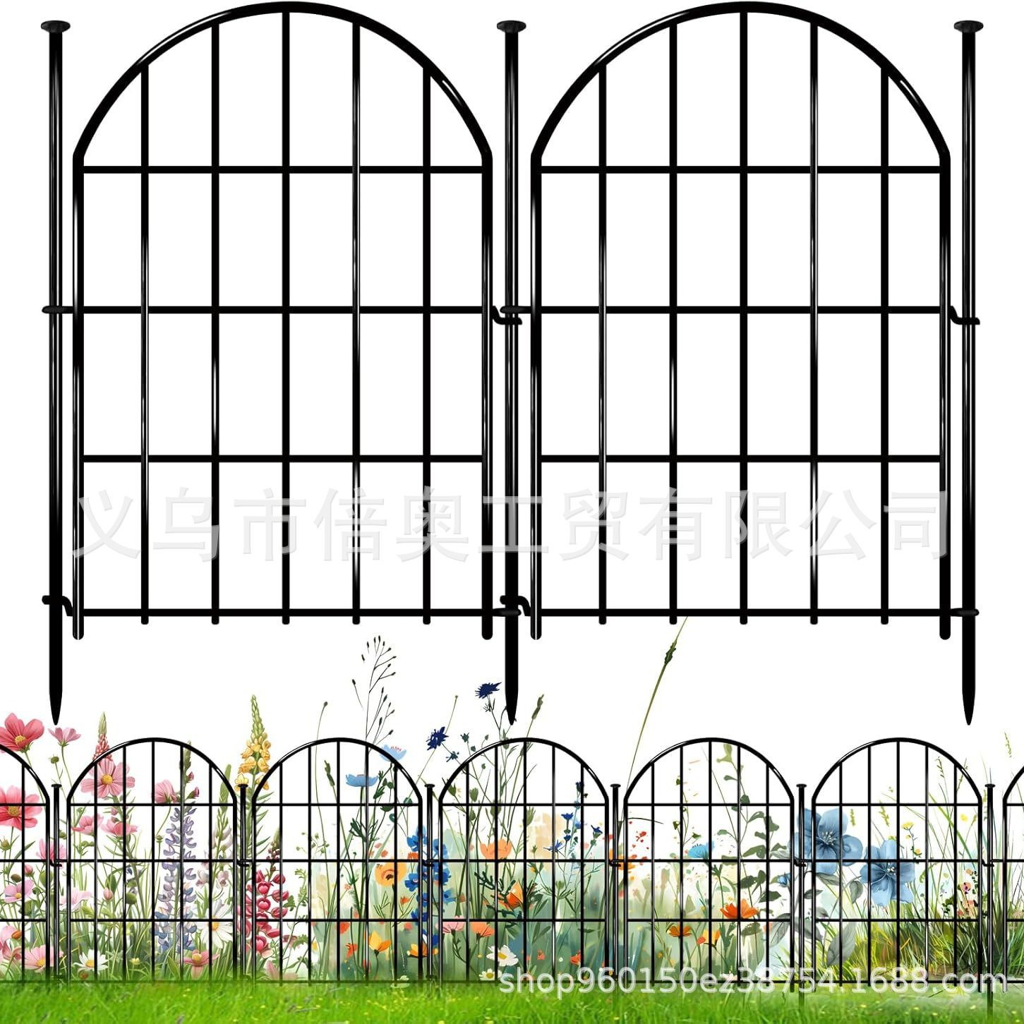 Decorative Garden Fence Arches Fence borders that can be installed…