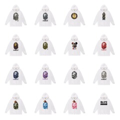 BAPE猿の頭の潮のブランドの片面のプリントは帽子の衛衣の秋冬の新型のヒップホップの潮流の男女の同項の純綿になります。