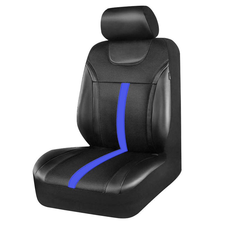 Pu Leather Car Seat Cover, Universal Anti-Stain and Anti-Scratch Protective Cover Suitable for Front and Rear Seats of Cars, Trucks, and Suvs