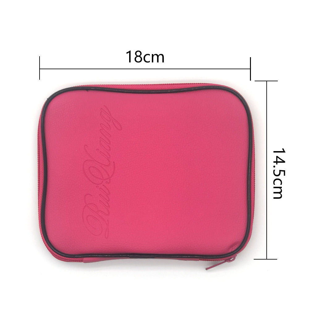 Herramientas de tejido, mango de plástico suave, conjunto de aguja de óxido de aluminio de aluminio, delgado a grueso, embalaje de 16 piezas de mango suave, PU