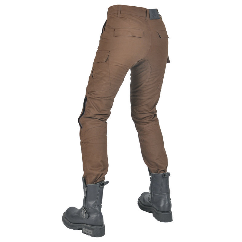 Volero motocicleta cuatro estaciones anti-caída pantalones de ciclismo transpirable cintura alta Mujer Caballero motocicleta anti-caída pantalones alargados equipo de protección