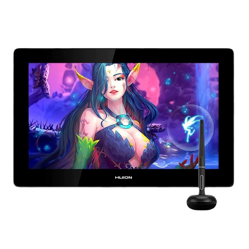 绘王 Kamvas Pro 16 Plus Цифровой экран 4K Ручной рисунок Экран для рисования на компьютере LCD-рисование