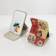 PU Portable Simple Makeup Mirror Dormitory Desktop Women's Desktop Dressing Mirror Folding Portable Makeup Mirror Pattern-settable