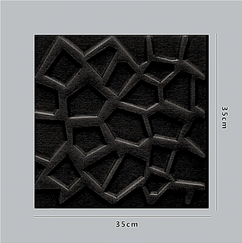 Трехмерная самоклеящаяся наклейка на стену, лента, 35×35 см, 3D