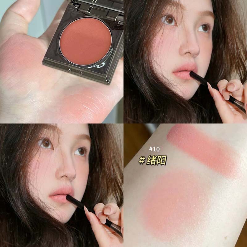 HERORANGE ~ Sweetheart Lip Mud Natural Nude Maquillaje Crema de rubor monocromática multiusos para blanquear modelos de celebridades de Internet baratos