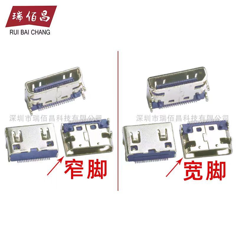 MINI HDMI PatCh 19p USB MINI Hd Female SoCket C-mount Computer Data InterfaCe/soCket