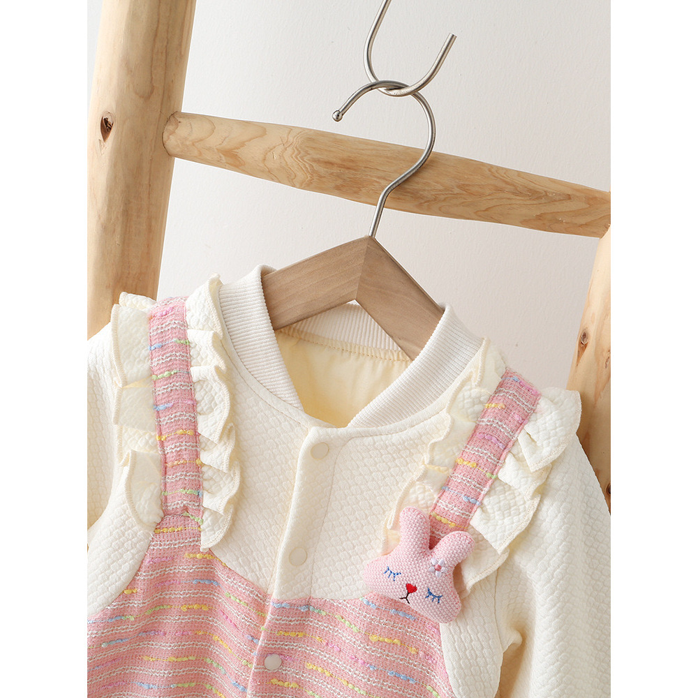 Nuevo estilo para bebés y niños pequeños, ropa para niños, niñas, mamelucos, primavera y otoño, recién nacidos, mameluco de otoño e invierno súper lindo