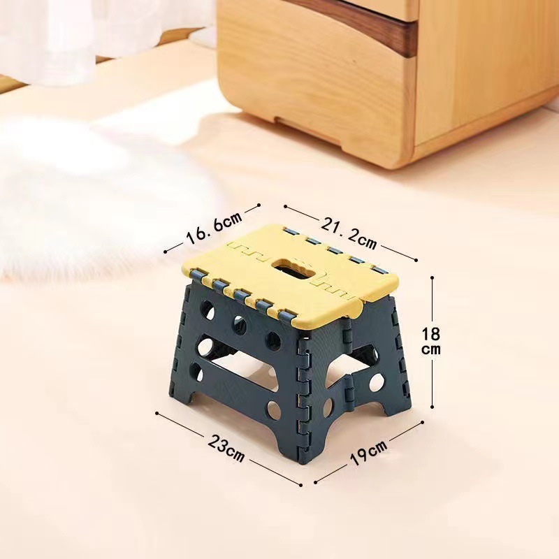 Taburete plegable reforzado para niños y jardín de infantes, resistente a caídas, duradero y fácil de transportar.