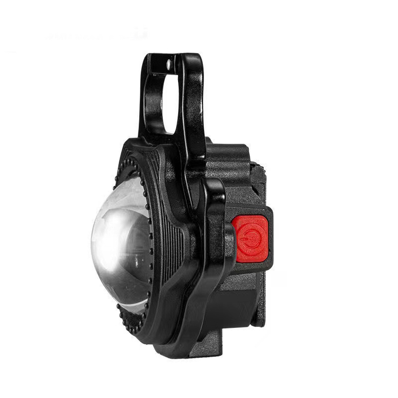 Luz fuerte recargable mini luz de trabajo llavero linterna multifuncional camping luz portátil COB luz de advertencia