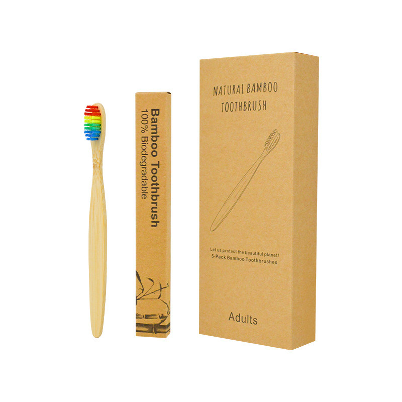 Cepillos de dientes de bambú para hoteles y hostales, artículos de tocador desechables para habitaciones de huéspedes, comercio exterior, proveedor ecológico