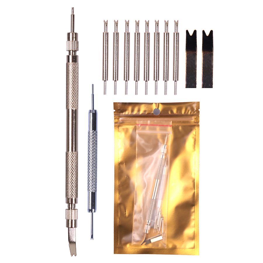 修表工具 12件拆卸表带叉工具套装大小生耳批拆表耳器可换10批头