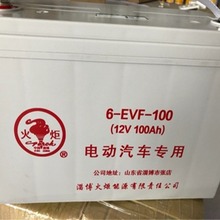 火炬動力蓄電池6-EVF-100/12V100AH觀光車/洗地機/電動汽車專用