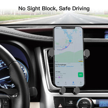 厂家新品创意款 汽车导航出风口固定手机架 车用重力车载支架批发