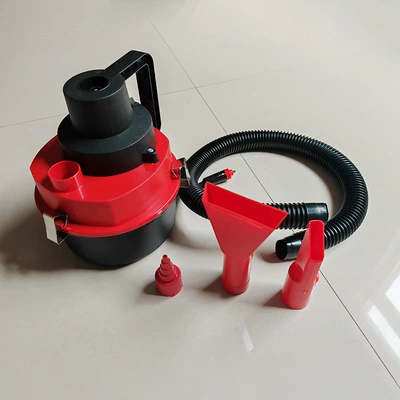High-Power Cylinder Vacuum Cleaner, Household Tozsoranlar - red-12v-large-barrel-vacuum-cleaner