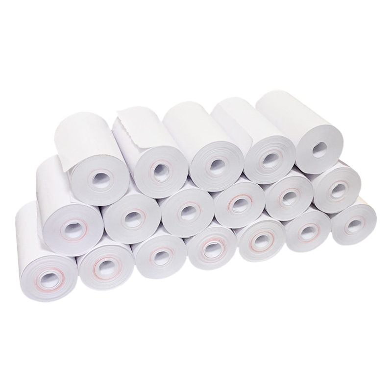 Papel de caja registradora térmica 57*30 papel de impresión móvil sin núcleo 57x30 papel de impresión universal Papel de recibo de caja registradora de supermercado