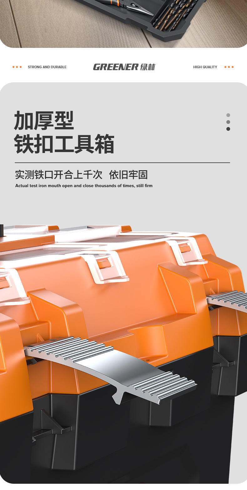 Tool Box Storage Box Hardware Large Industrial Grade Household Portable Car Multi-Function Repair Electric Wholesale