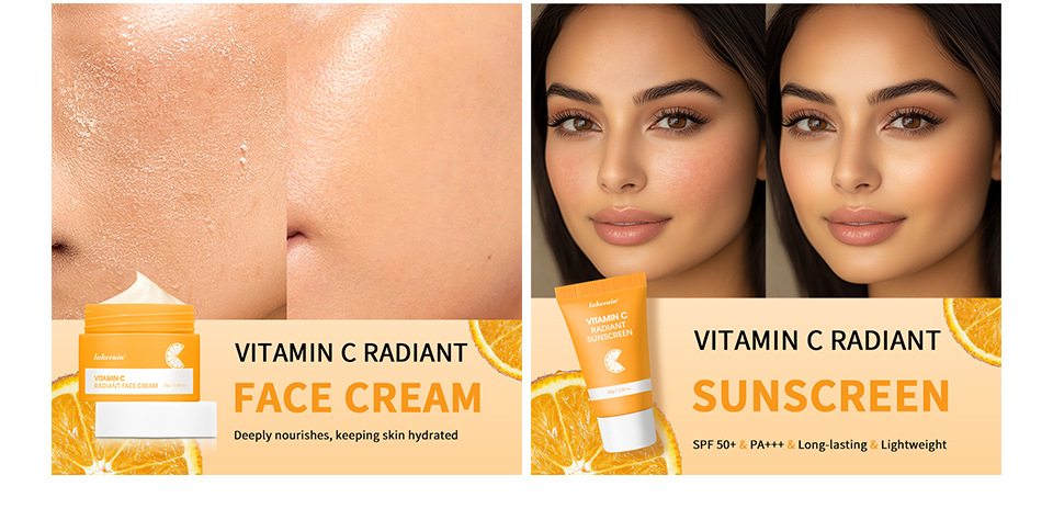 lakerain Vitamin C Skin Care Set - Refreshing Skin Care Facial Set undefined