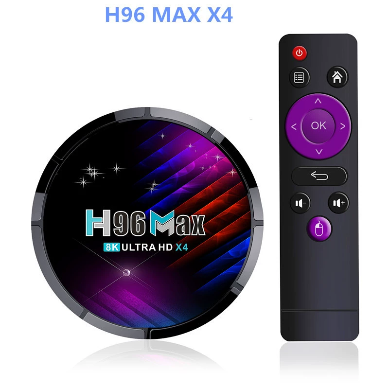 ТВ-приставка H96 MAX X4 4 ГБ/32 ГБ S905X4 Android 11.0 HD плеер TV BOX