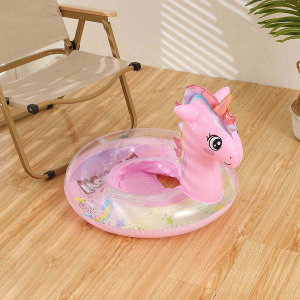 cartoon fashionable rainbow swimming ring