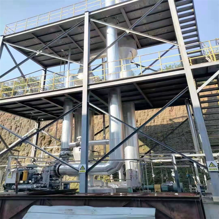 二手2吨MVR钛材强制循环蒸发器 不锈钢化工废水蒸发器