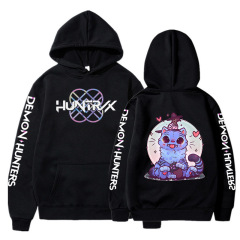 Amazon Demon Hunters KPop Demon Hunters カジュアル フリース スウェットシャツ 秋冬 ルーズ パーカー 男女兼用