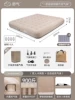 25CM thick [three-person built-in pump] cheese color fully automatic inflatable bed