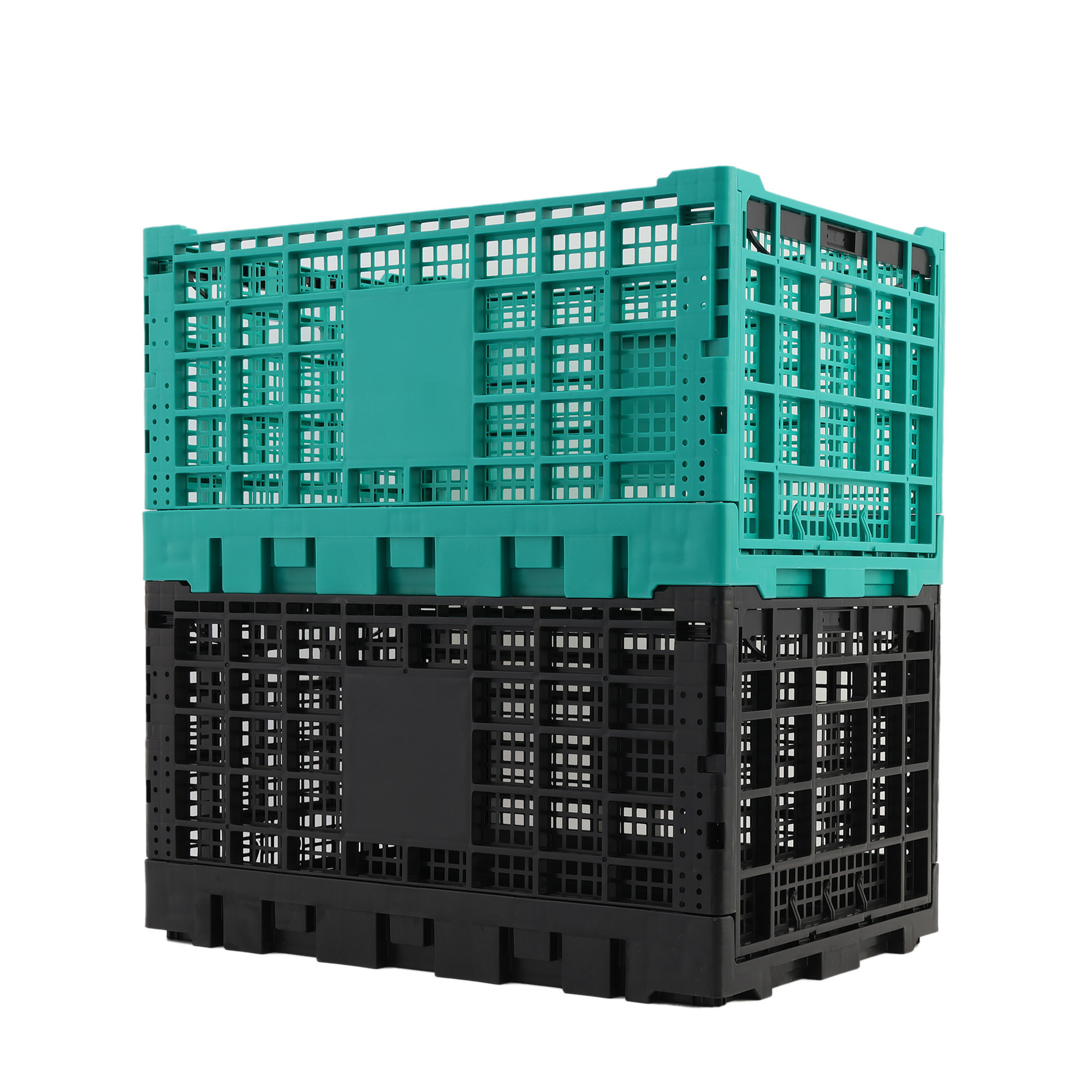 スーパーマーケットの野菜、生鮮食品、スナック、果物店の陳列棚、折りたたみ式スプライシングスタック、折りたたみ式プラスチックターンオーバーバスケット