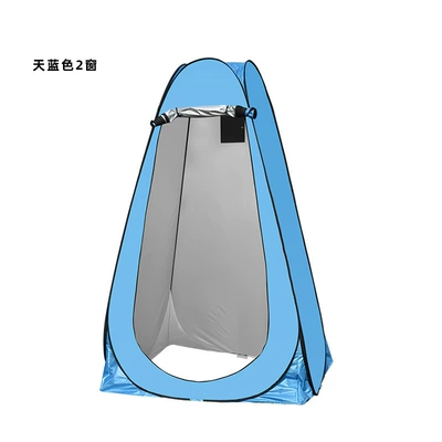 Avtomobil dam çadırları tent home shower mobile - sky-blue-two-windows-191212m