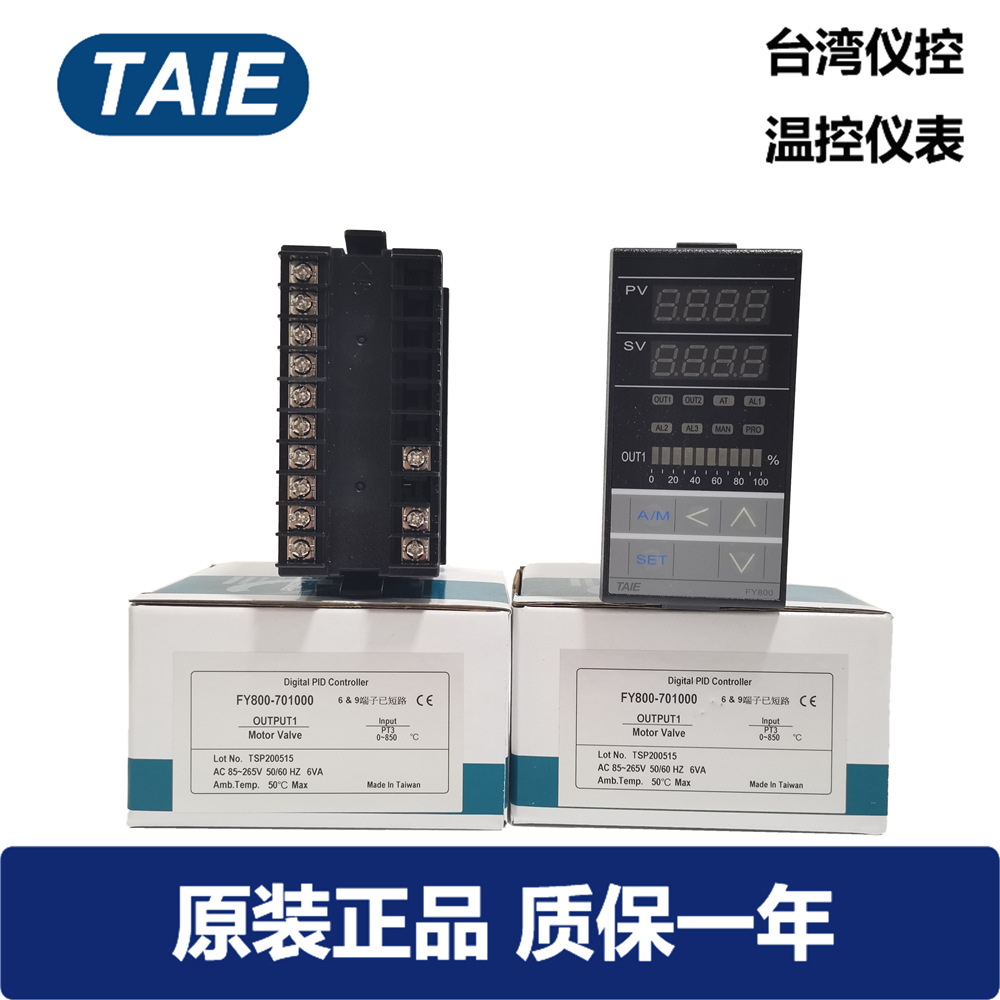 TAIE台湾仪控FY800温度表PID控制器/电流/固态/开关量输出48*96cm