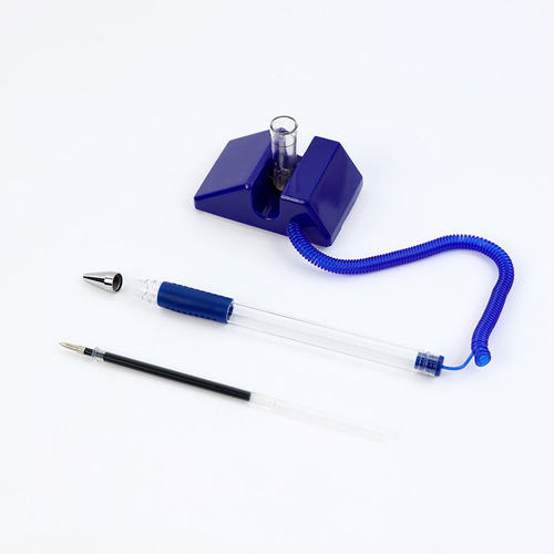 Corporate front desk office stationery can be customized with LOGO signature neutral fixed pen bank hotel desk pen wholesale