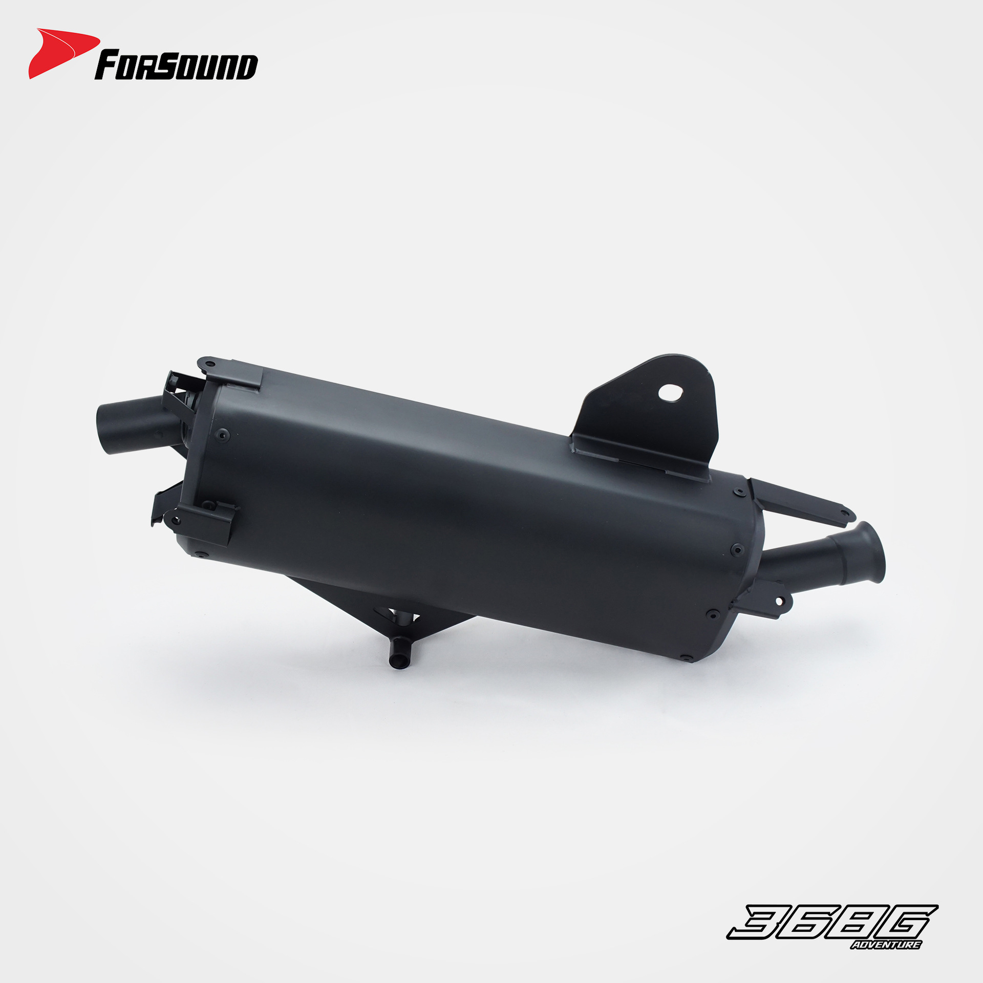 Suitable for the modified motorcycle model Shengshi 368G/E/K26, original factory appearance exhaust pipe tail section, direct connection without damage
