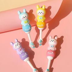 Children's toothbrush baby infant ten thousand soft bristles tooth guard 2-7 years old cartoon independent packaging portable support dropshipping