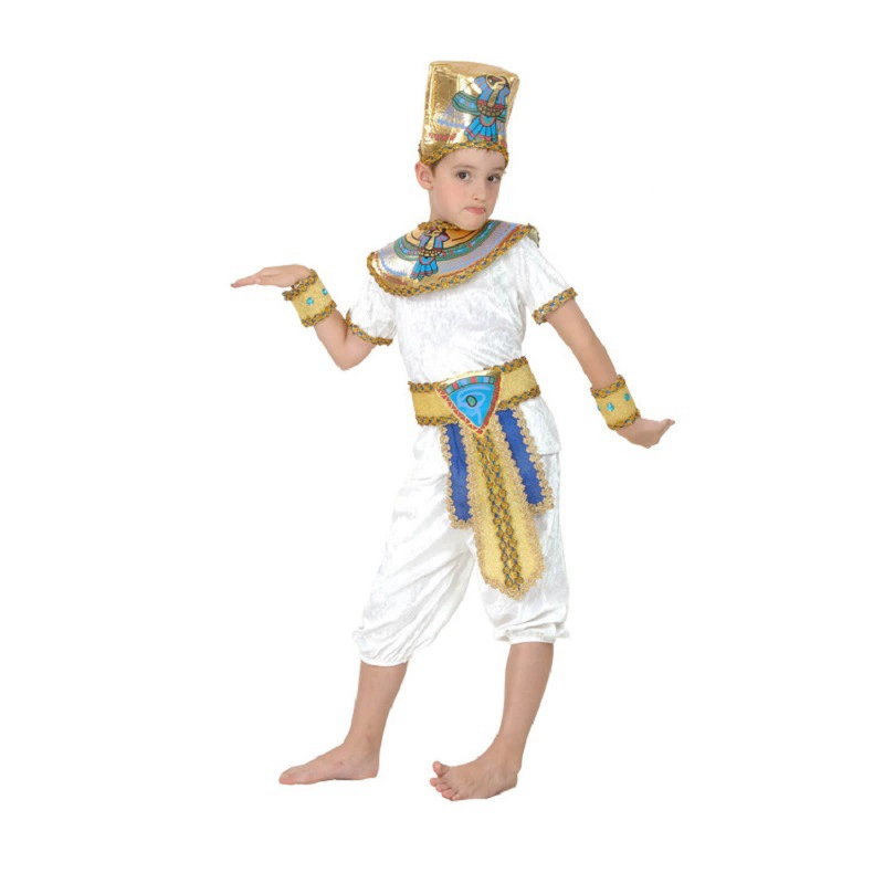 Оптовый карнавал на Хэллоуин детский маскарадный костюм Cleopatra египетский фараон королева костюм