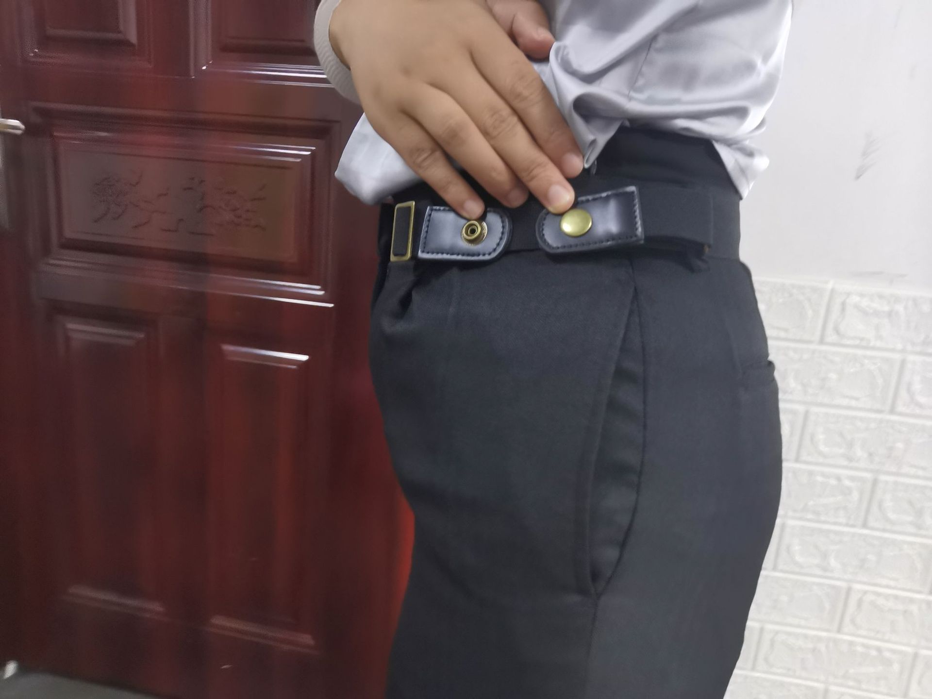 Unisex perezoso invisible sin costuras elástico cinturón elástico simple todo partido de moda ins estilo decorativo pantalones cinturón