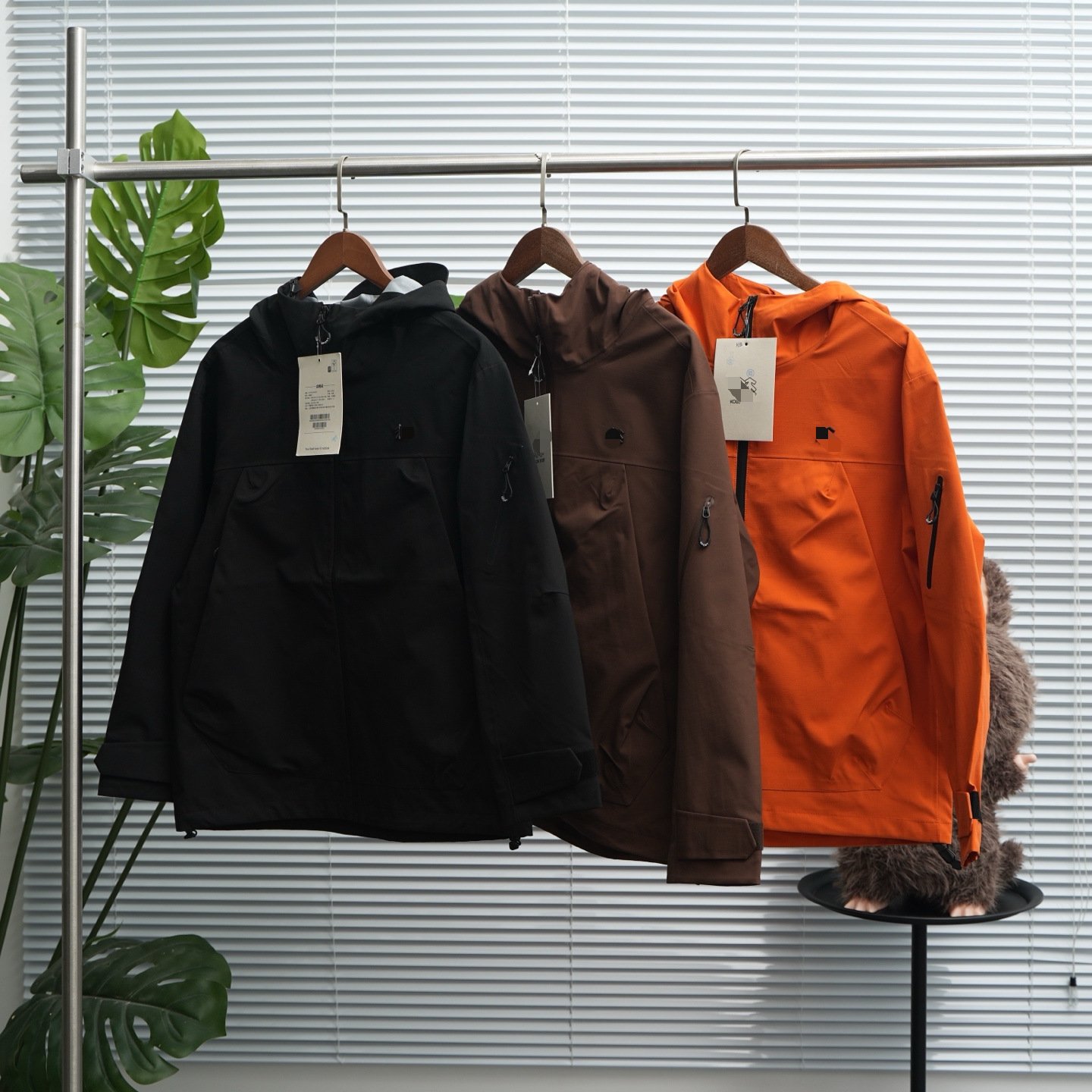 Mountain Hard-Shell Jacket for Men, Fully Heat-Sealed Mountaineering Jacket, Windproof, Waterproof, Breathable Workwear, Outdoor Jacket for Women