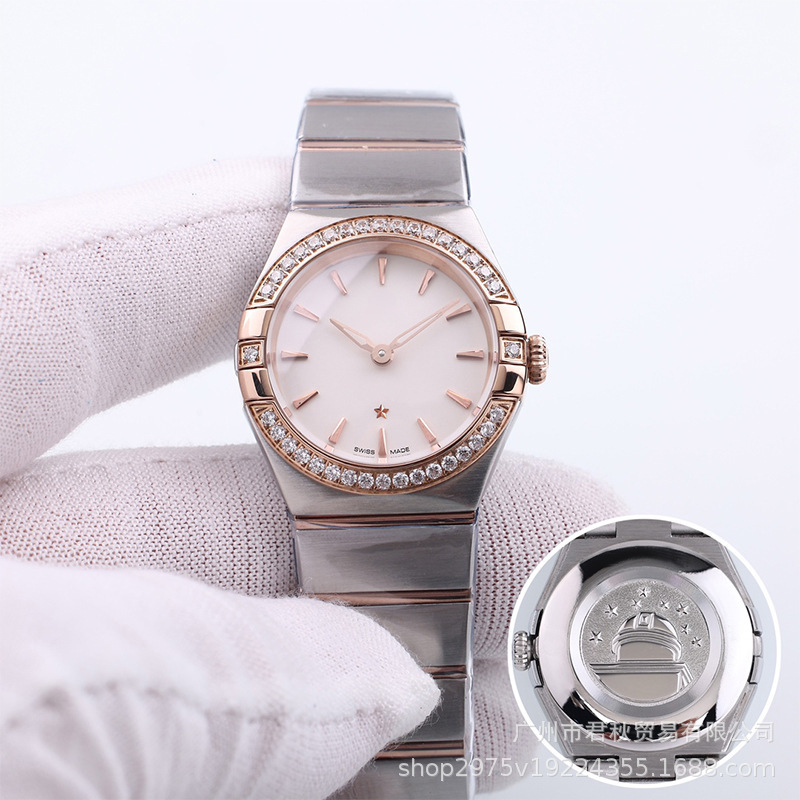 Foreign trade AliExpress on behalf of the European constellation high-grade sapphire mirror watch brand women 28mm quartz watch Foreign trade AliExpress on behalf of the European constellation high-grade sapphire mirror watch brand women 28mm quartz watch