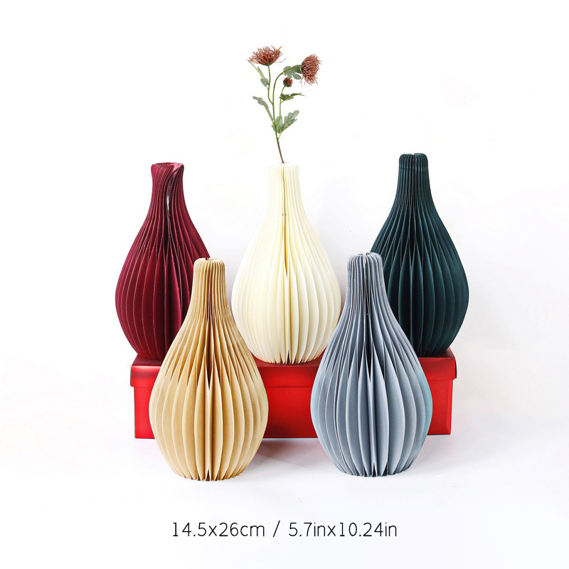 Vaso de panal de papel de color sólido 2 (color aleatorio)