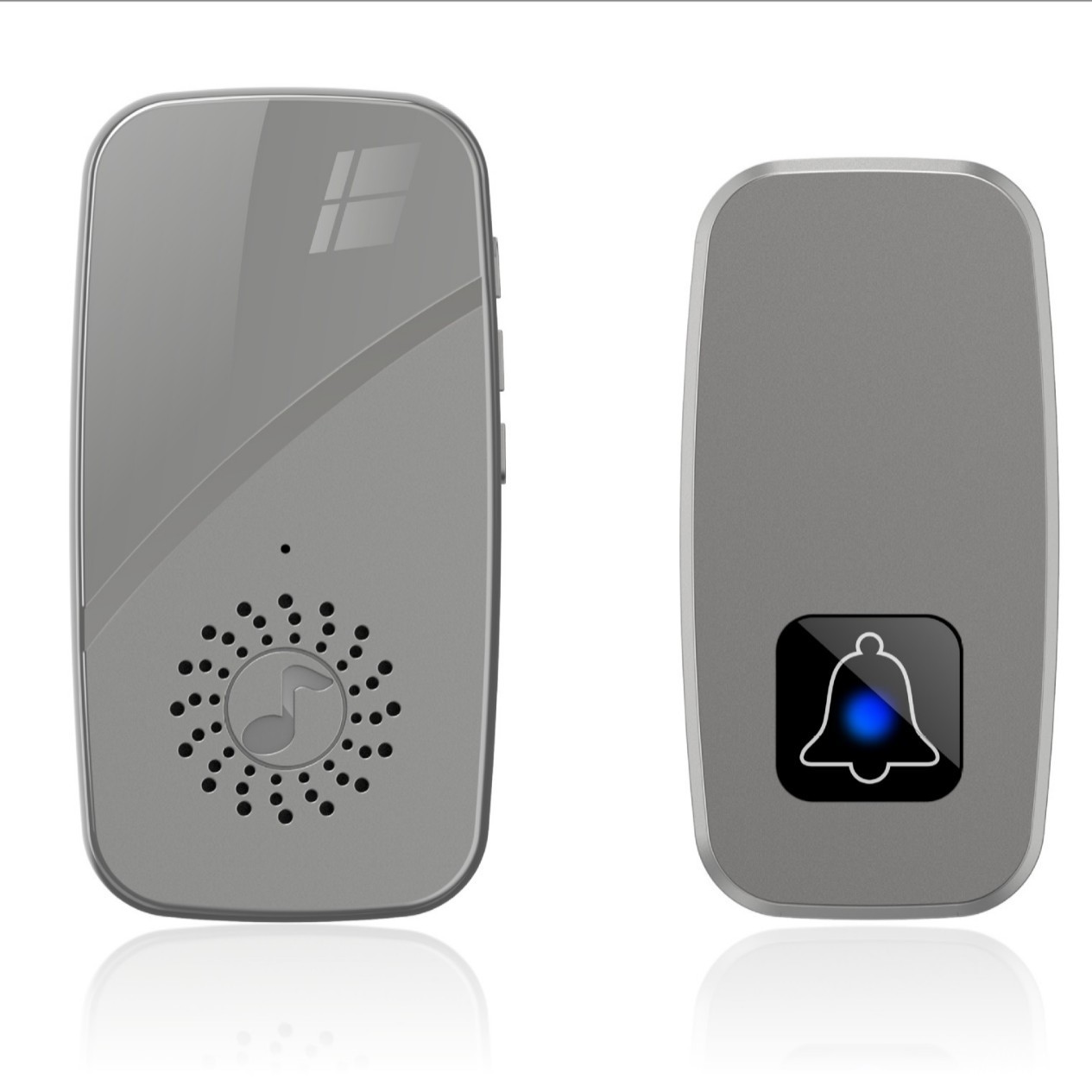 Anti-Theft Doorbell Adjustable Volume Elderly Ding Dong Call Device Wireless Multiple Tune Selection Smart Home Door_voghion.com