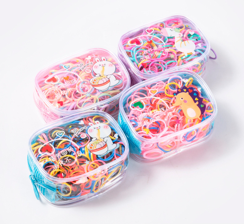 Simple Style Multicolor Tpr Round Rubber Band 1 Set display picture 2