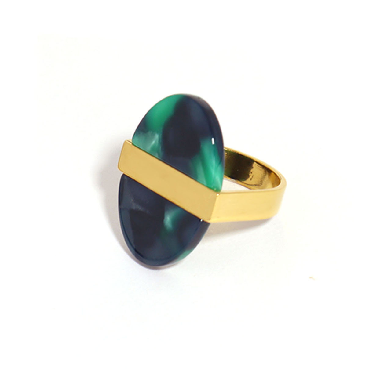 Date, Tea Party Occasion 304 Stainless Steel, Acetic Acid Material Vintage Style Oval 304 Stainless Steel Acetic Acid Plating Women's Rings
