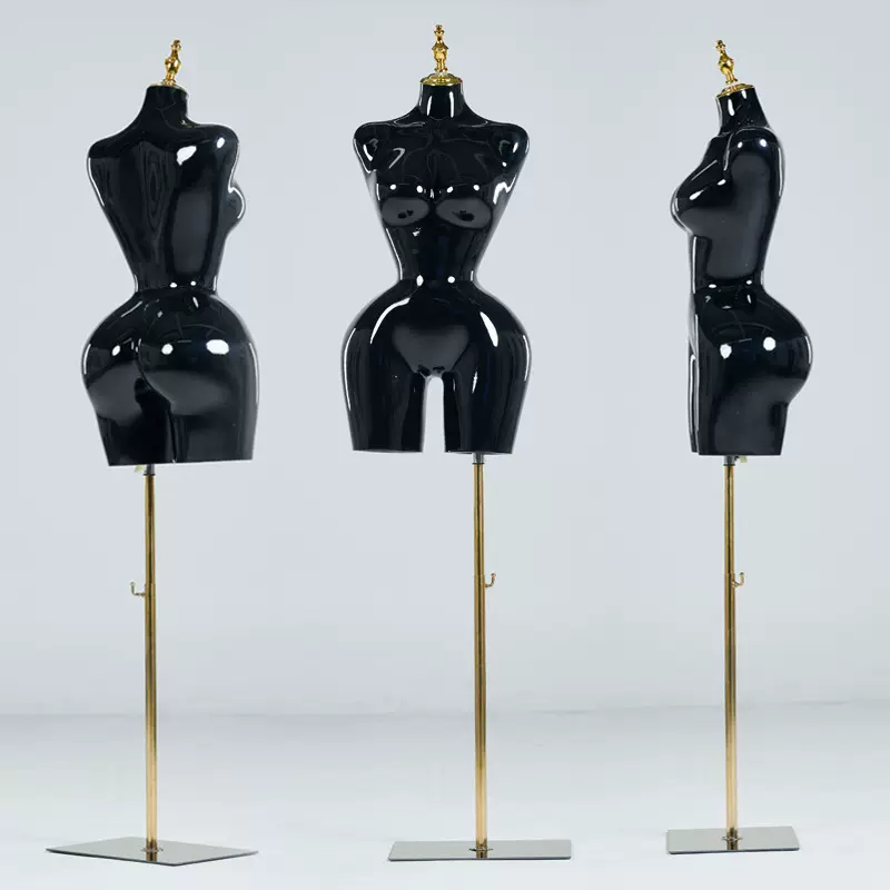 欧美大码大尺寸女装模特肥臀瘦腰半身肥婆模特服装店橱窗展示道具