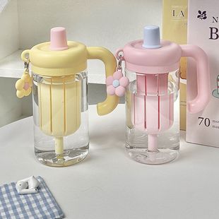 Simple Handler Portable Ins Cup Girls High-value Thermal Insulation Water Cup Plastic Cup Large Capacity Water Cup